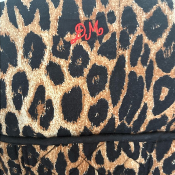 Damson Madder Leopard Print Women's Jacket US 12 - Picture 4 of 5